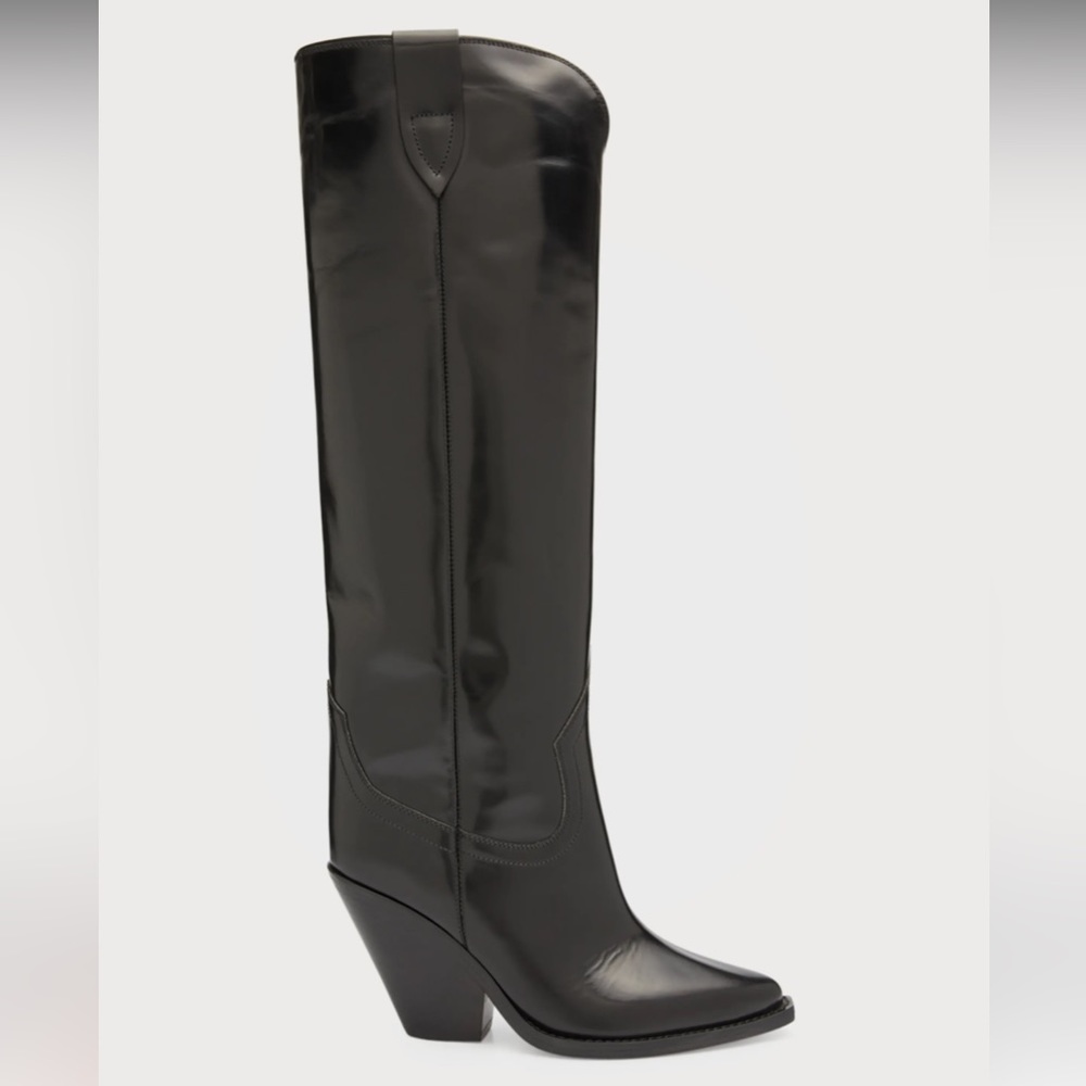 Isabel Marant
Lomero Calfskin Western Knee Boots Size 41 - Picture 8 of 14
